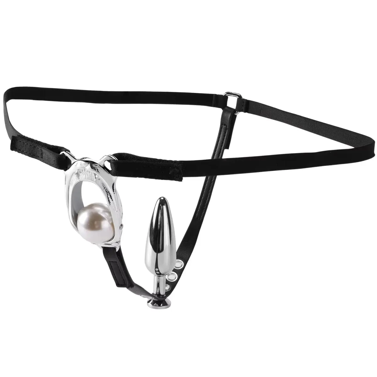 Sexy underwear with Anal Butt Plug Adjustable Strap Rolling the bead stimulates the g-spot Bondage sex toys adult pleasure — image 1