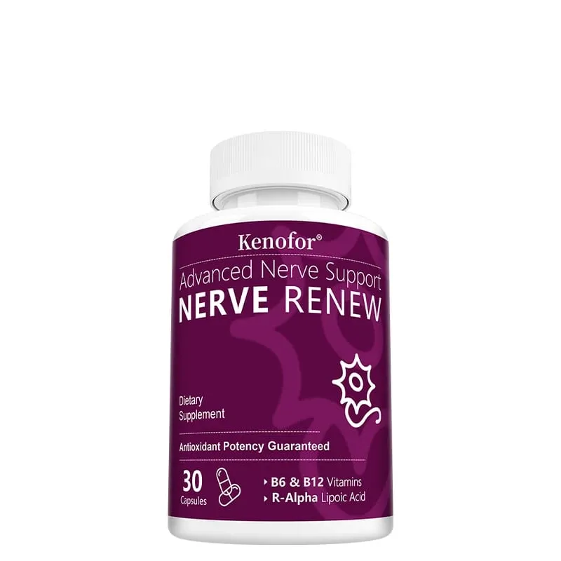 Nerve Renew Advanced Nerve Support - 300mg R-Alpha Lipoic Acid - Supports Brain Skin Nervous System Health and Antioxidants — image 8