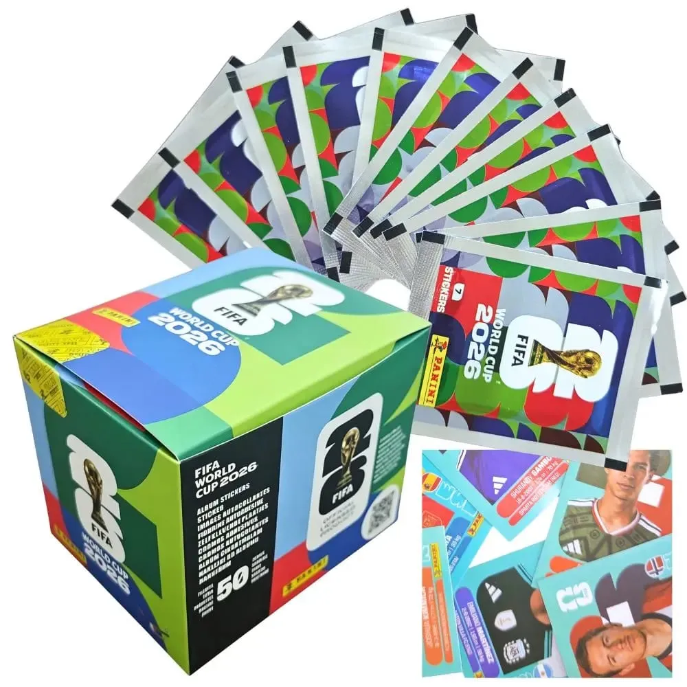 2026 FIFA World Cup Authorized Sticker Box & Album Bundle Must-Have Football Memorabilia Gift for Hobbyists
