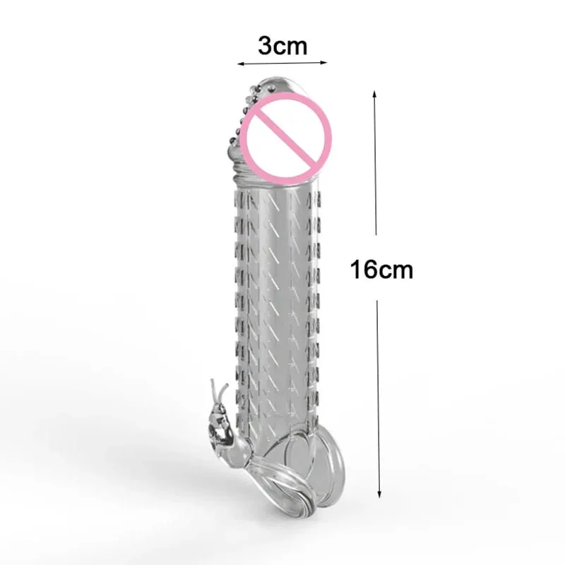 Realistico Estensione Del Pene Del Manicotto Del Rubinetto Riutilizzabile In Silicone Ingrandimento Del Pene Preservativi di Ritardo per Gli Uomini Dildo Enhancer Giocattoli Del Sesso Negozio Erotico