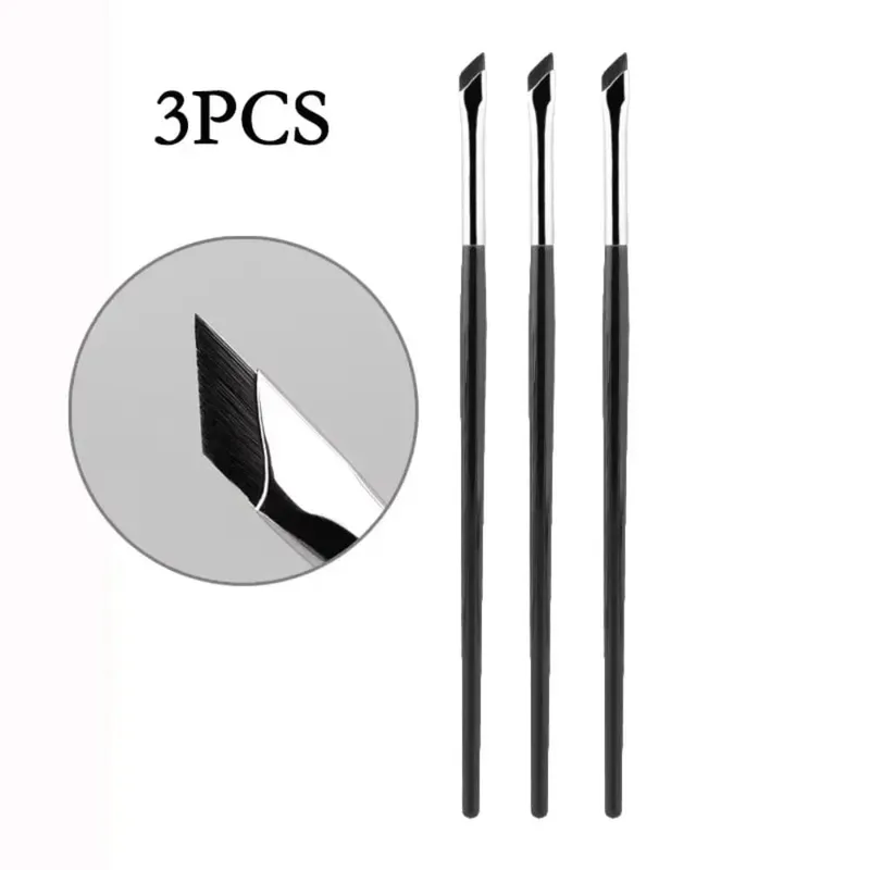 Upgrade Blade Eyeliner Brush Ultra Thin Fine Angle Flat Eyebrow Brush Liner Brow Place Makeup Brush Precise Detail Tools