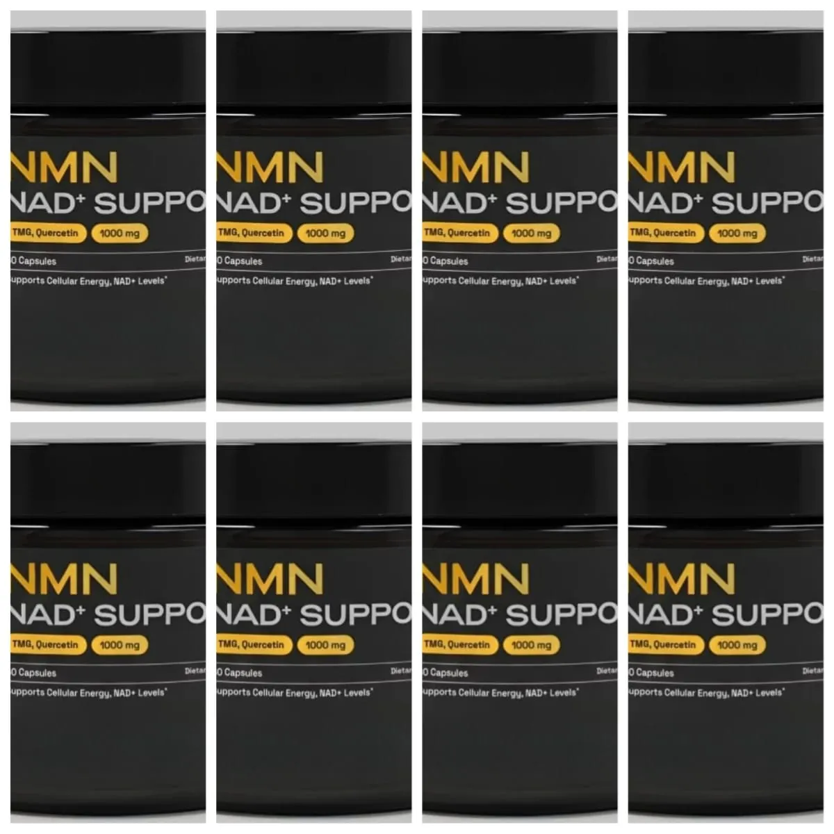 NMN NAD+ Support Capsules 1000mg Supports Cellular Energy Cognitive Health NAD+ Levels with TMG Quercetin 60 Capsules Adults