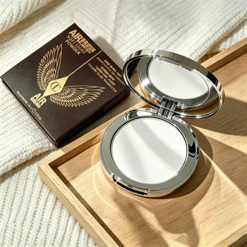 Charlotte Tilbury Matte Setting Pressed Powder 4 Colors Liquid Foundation Hollywood flawless filter CT Makeup Bag Gift Cosmetics