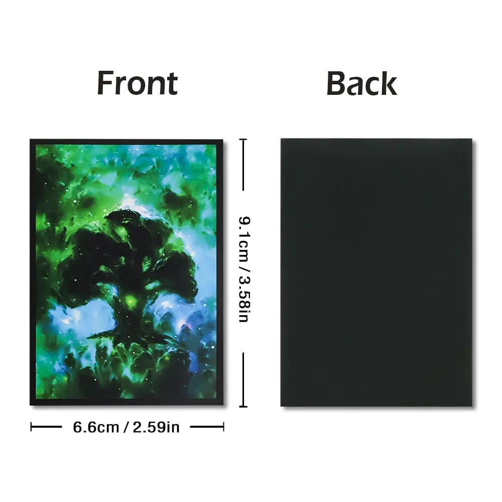 60PCS 66*91mm Art Card Sleeves Trading Card Protector Compatible with MGT/PTCG Top Loading Card Protector Best Gift — image 4