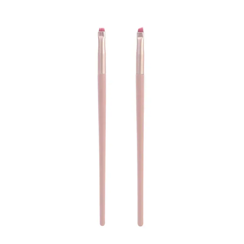 Karsyngirl 2/3Pcs Blade Eyeliner Brush Eyebrow Brush Portable Flat Fine Eye Liner Brow Contour Makeup Brushes Makeup Tool