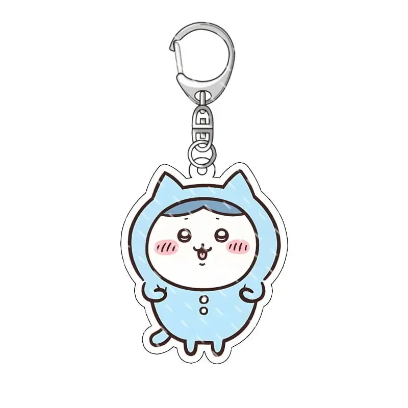 jiyi Pendant Anime Comic Acrylic Peripheral Keychain Hachiware Usagi Cute Pendant Bag Hanging Decoration Decoration — image 3