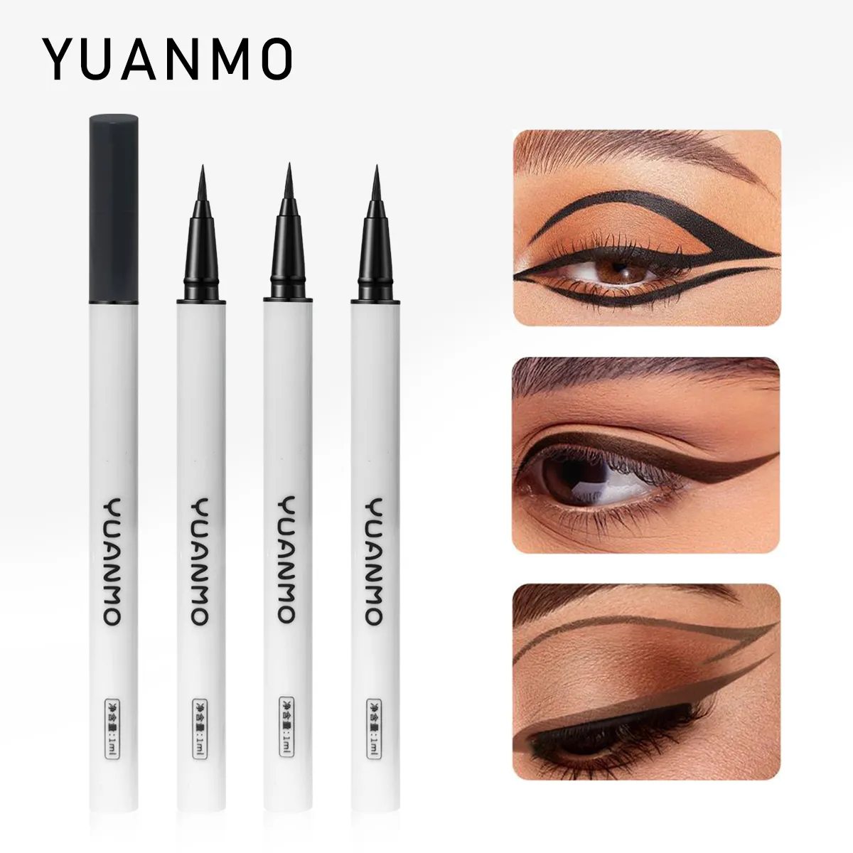 Long-lasting smooth matte finish water-resistant and stain-resistant liquid eyeliner pen eye makeup eyeliner cosmetic product