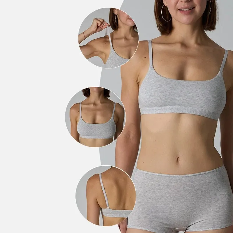 Katoenen bralette Naadloos ademend ondergoed Lingeriesets voor dames Fitness Sportbeha's Slipje Dames Geen beha-pad Intiem
