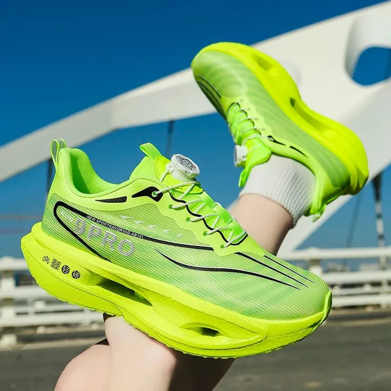 NEW Running Shoes Carbon Board Marathon Men Sports Breathable Lightweight Women's Comfortable Athletic Nonskid Sneakers 2026