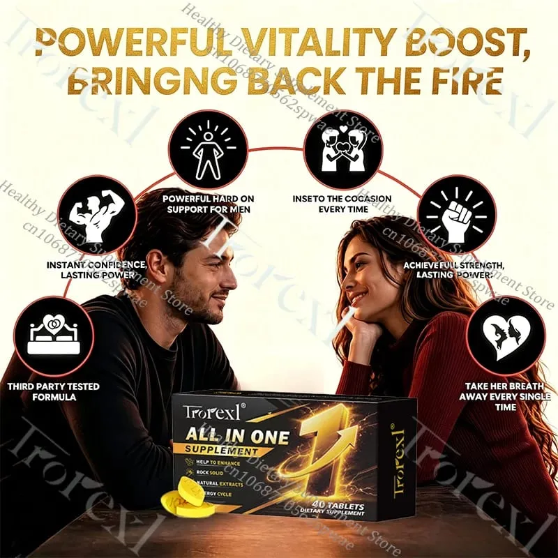 All IN ONE Male Enhancing - การสนับสนุนความแข็งแกร่งและเพิ่มประสิทธิภาพ Timing Mastery อาหารเสริมสูตรธรรมชาติ — image 3