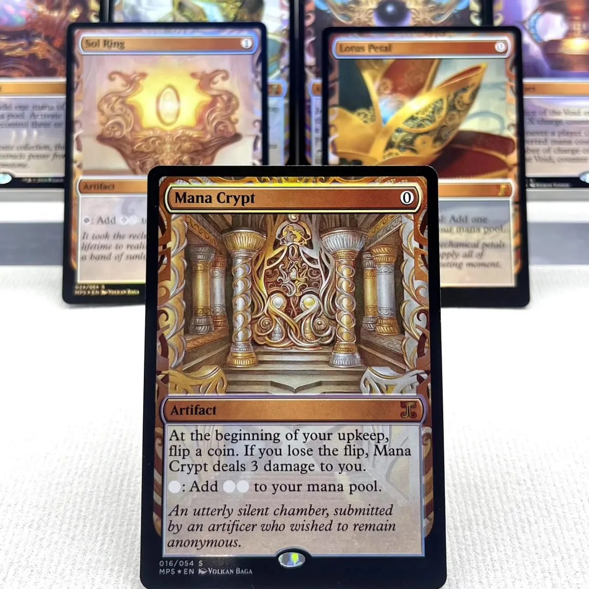 MPS FOIL2-01 TCG Cards for Home Play Proxy Sol Ring Mana Crypt Mox Opal the Mana Vault Chrome Mox Sword of — image 1