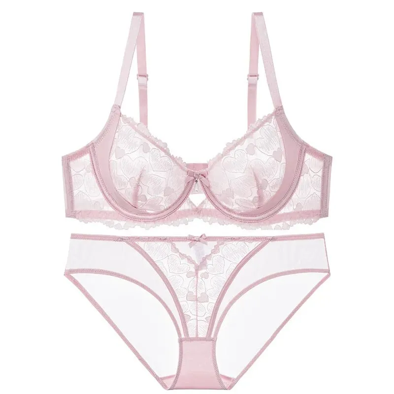 Sexy Lingerie Bra & Panty Set Sheer Floral Lace Teddy Ultra Thin Soft Comfortable Women Nightwear S-3XL Christmas Gift MOYISU — image 10