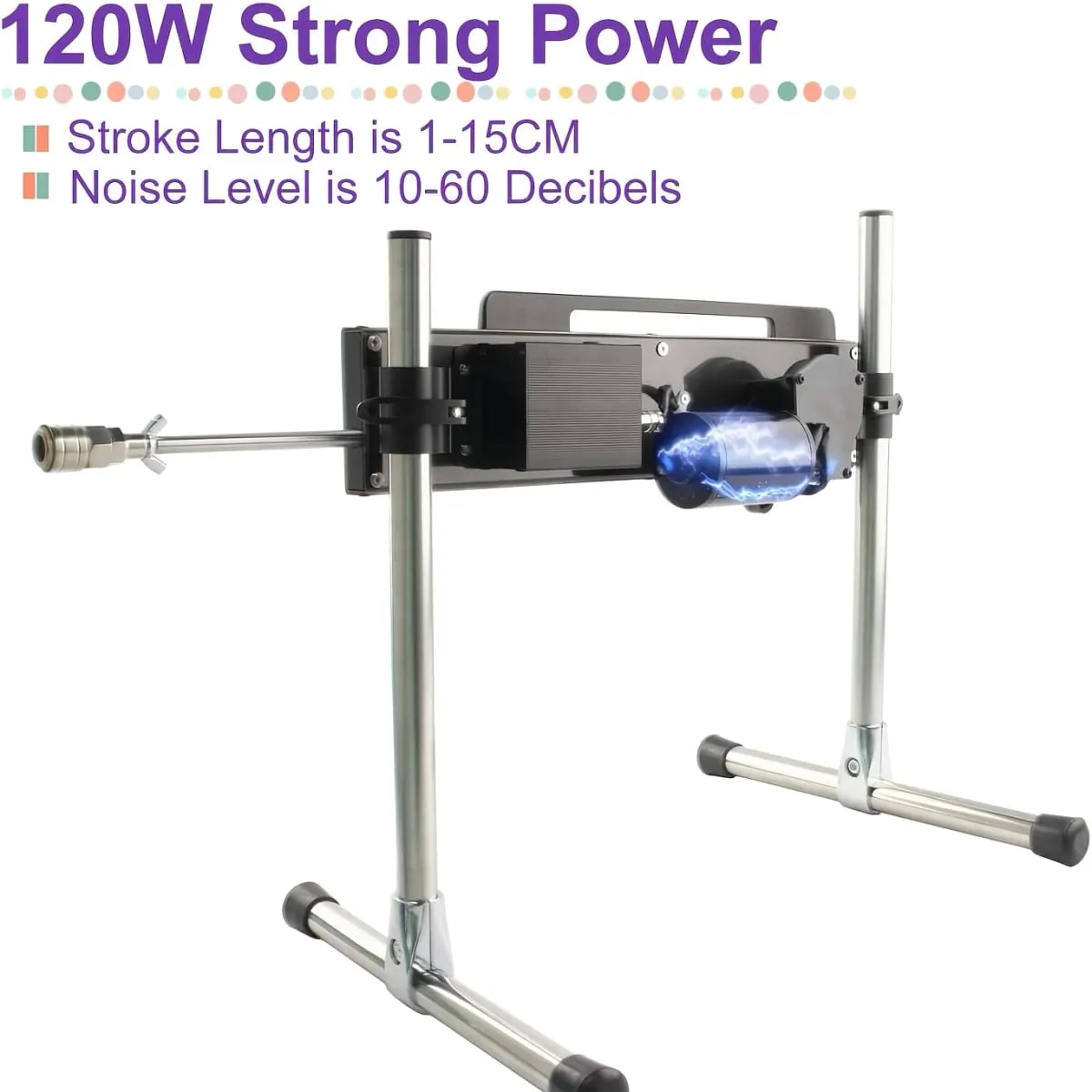 Dildo-120W Automatic Dildo Machine 3-15cm Super Silent Masturbation Dildo Sex Machine Adult Couple Sex Toy Female Male Sex Toy