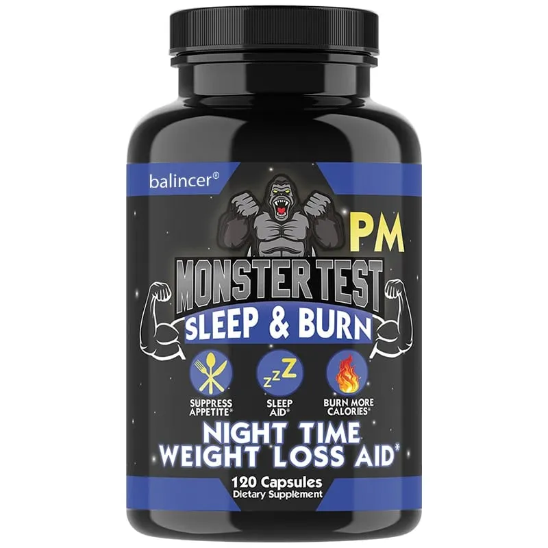 Nighttime Fat Burning Supplement - with Natural Plant Extracts & Magnesium Zinc Weight Management Unisex