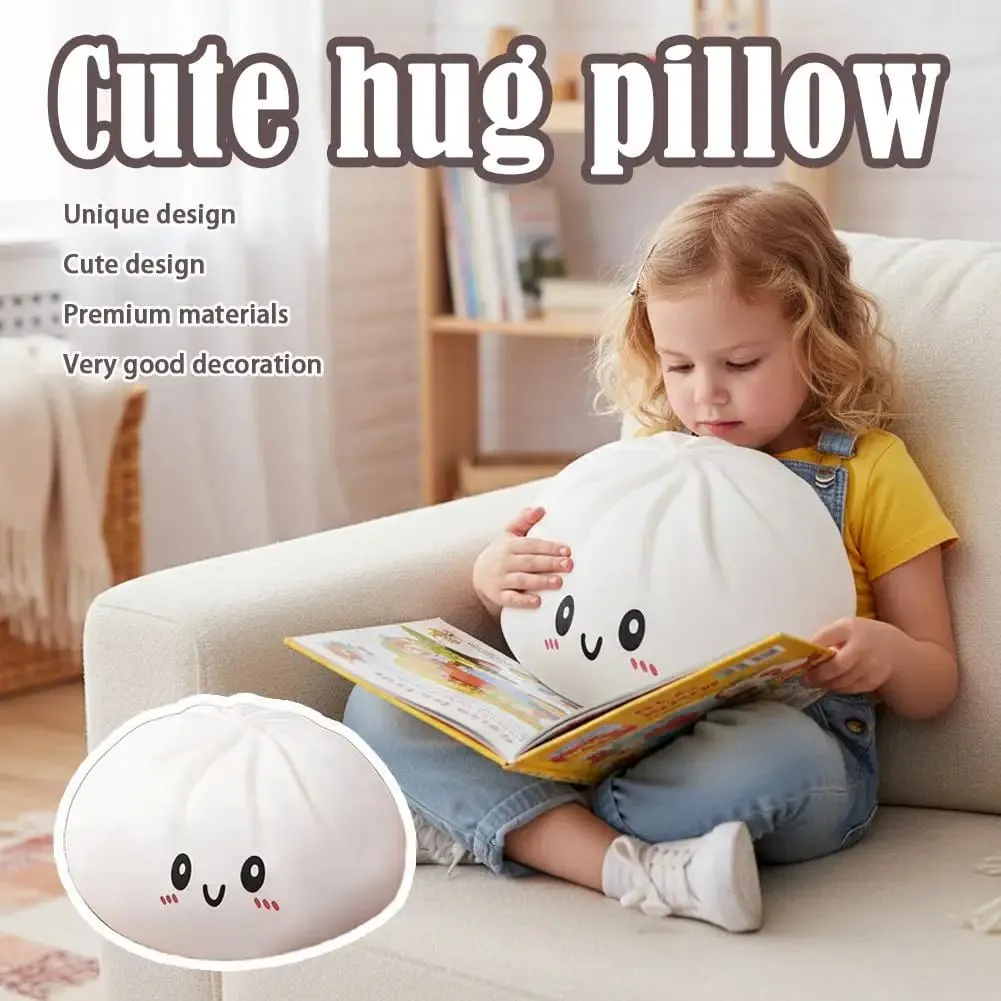 Malaking Steamed Bun Squeeze Toy Malaking Squishies Anti Stress Reliever Fidget Toy para sa mga Matanda na Kids Birthday Gift Soft Food Pillow Decor