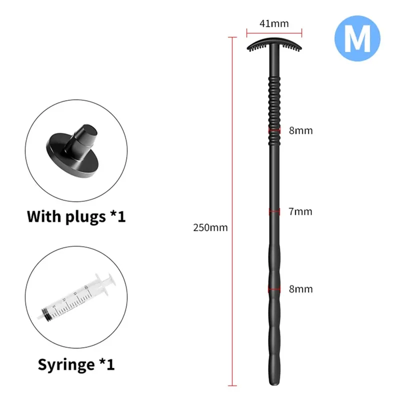 Hohl Penis Plug Einlauf Flush Silikon Stick Katheter Harnröhren Sounding Dilatation Männlicher Masturbator Sex Spielzeug für Erwachsene Mann Expander