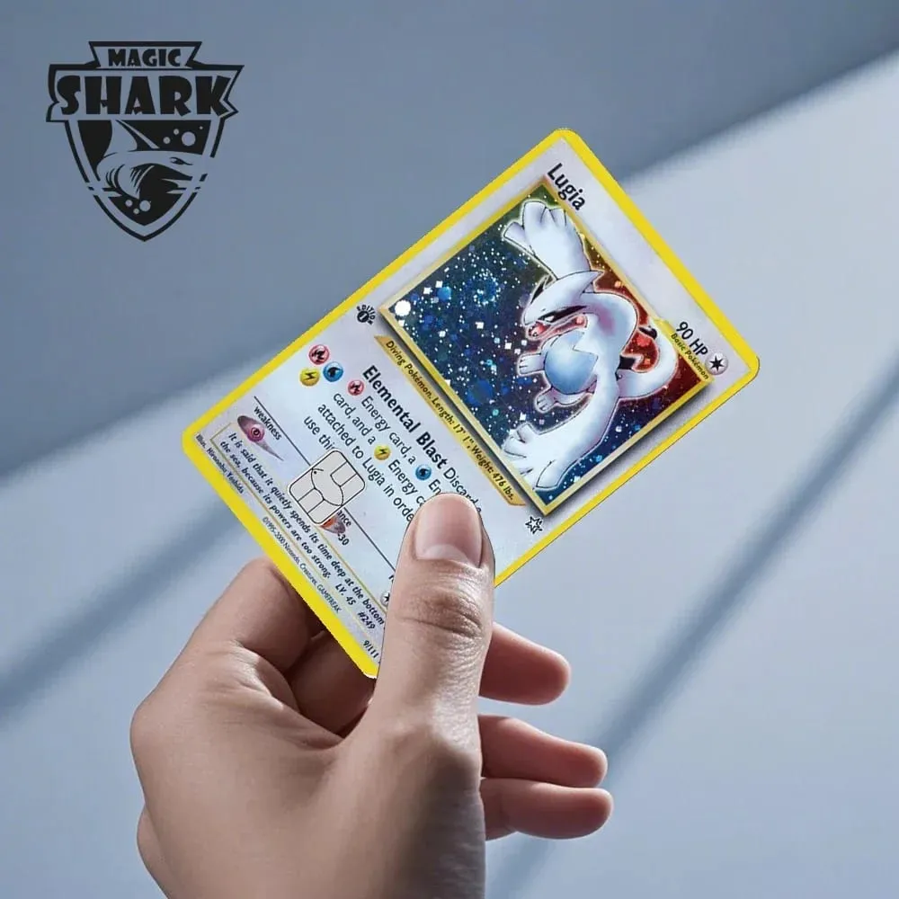 2025 New Pokemons Charizard Blastoise Bulbasaur Eevee Metwo Sticker Film Skin Cover for Credit Debit Card