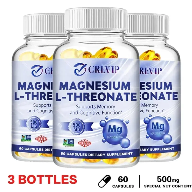 Magnesium L-Threonate - Improve Memory Cognition Stress Relief and Sleep Quality