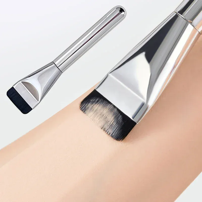 Contour Brush Blending Foundation Cream Makeup Brushes Beauty Brush Lightweight Face Contour Brush Ultra Thin Foundation Flat — image 5