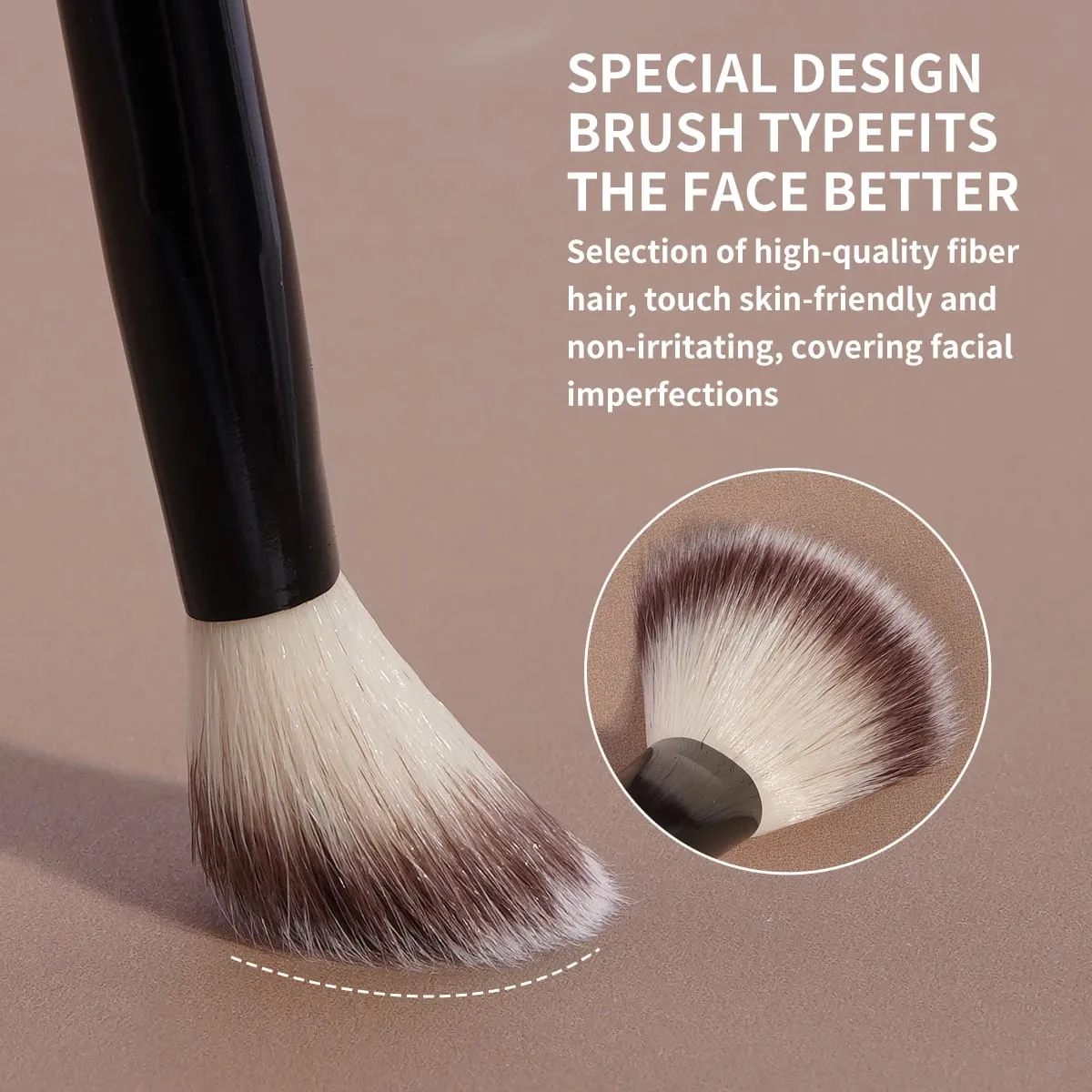 5Pcs Flawless Facial Makeup Brushes Soft Bristle Make-up Details Brushes for Concealer Cosmetics Makeup Tool for Beauty