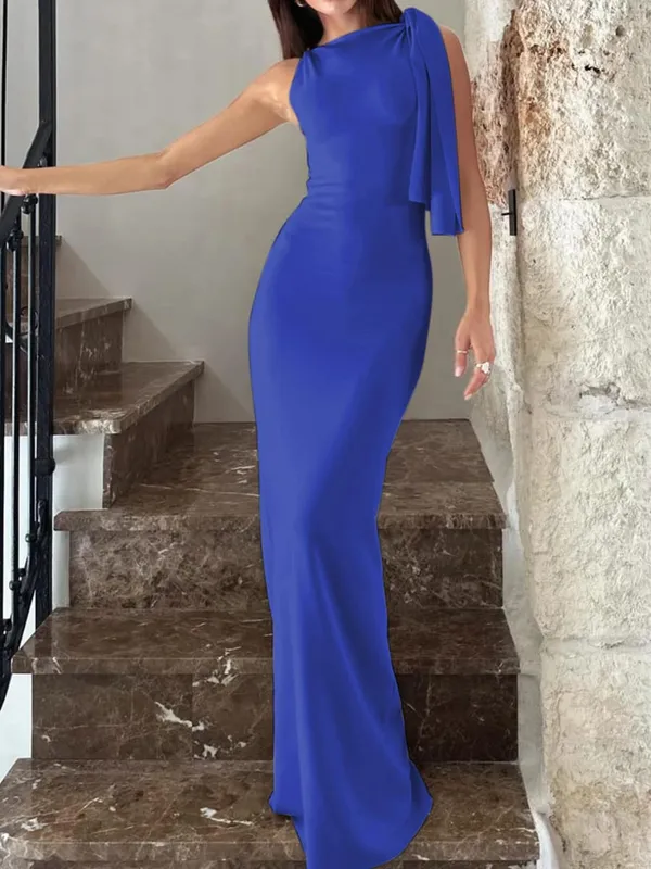 Hugcitar ファッションソリッド O ネックノースリーブパッチワークセクシーなボディコンマキシウエディングドレス夏の女性の服パーティーフェスティバルクラブ Y2K — image 14