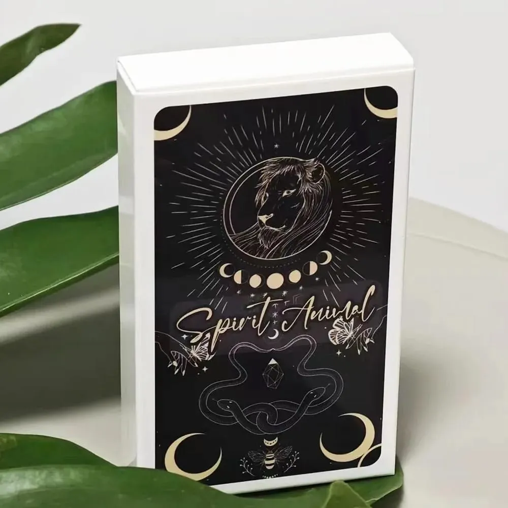 10.3*6cm Spirit Animal Oracle Cards - 54 Cards with Meanings On Them for Beginners Oracle Great Gift for Friend or Family