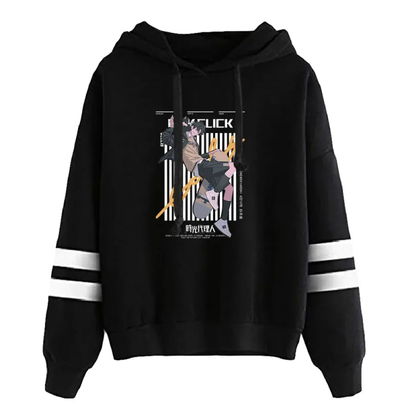 Link Click Anime Hoodie Unisex Pocketless Parallel Bars Sleeve Sweatshirts Women Men Hoodies Harajuku Streetwear Fashion Clothes — image 3