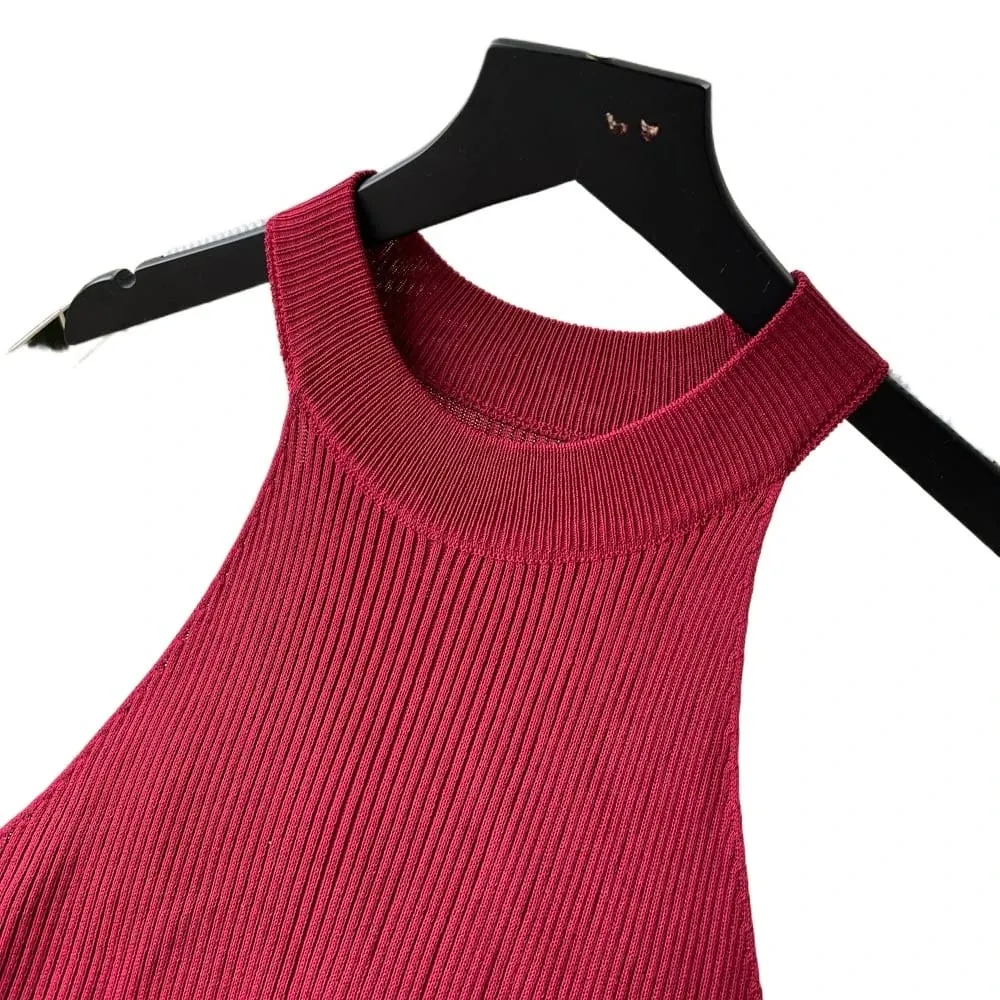 Grön grimma för kvinnor, kors och tvärs bandage Solklänning Stretchig Ribbstickad Bodycon Miniklänning Fest Clubwear Klänning Outfits