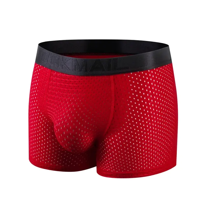 Men Trunks Built-in Fake Butt Hip Lifter Enhancer Shorts Boxer Briefs Padded Underwear Shapewear Underpants Nylon Breathable