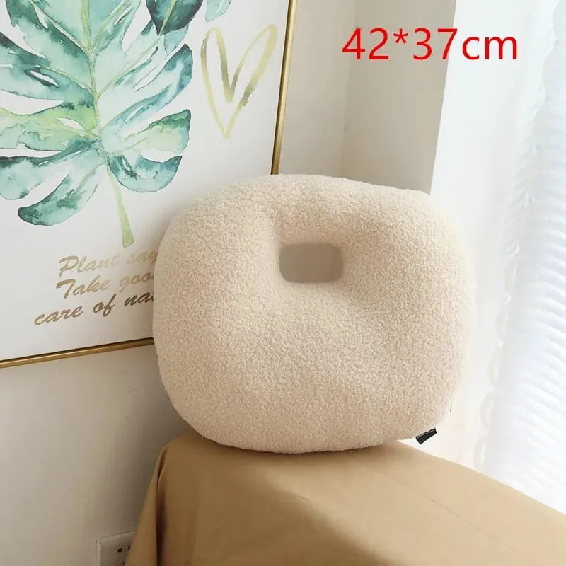 New Nordic Ball Solid Color Cushion Stuffed Flower Plush Pillow for Sofa Waist Office Cushion Kid Toy Gifts Home Decoration
