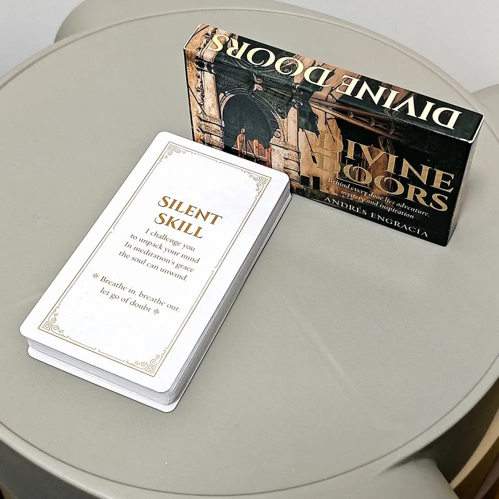 Divine Doors Oracle Deck A 40-card Deck 10.5*6cm Behind Every Door Lies Adventure Mystery and Inspiration
