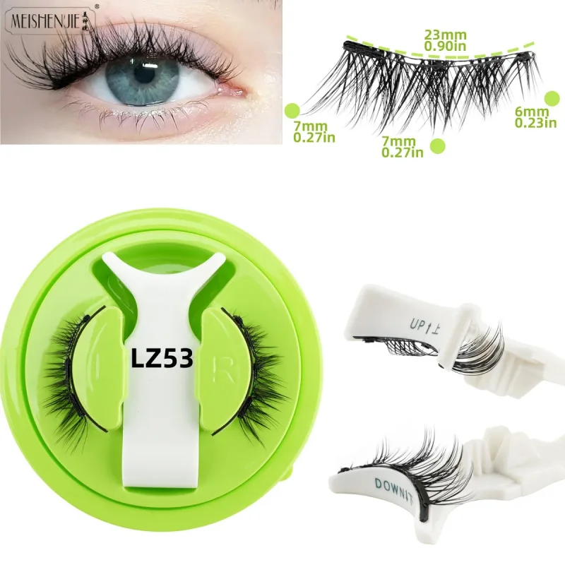 1/3 Pairs Magnetic Eye Lashes Handmade Eyelashes Soft Reusable Magnetic Lashes Natural Look 3D False Lashes Makeup Tweezers Set