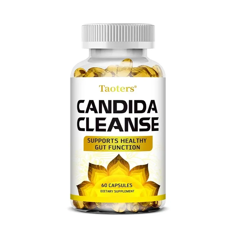 Candida Cleanse - Liver Cleansing Detoxifying Supports Intestinal Health Cleansing Colon Boosting Energy 120 Capsules