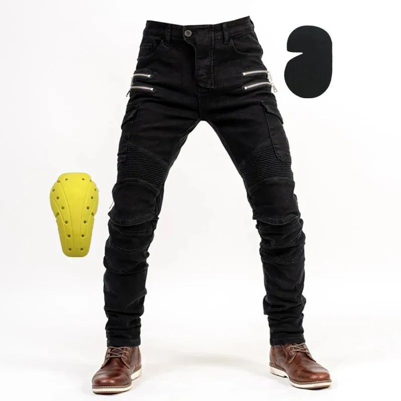 New Autumn Men Pants Casual Tactical Jeans Male Multiple Pockets Cargo Pant Casual Straight Dimem Jeans Trousers Plus Size S-4Xl
