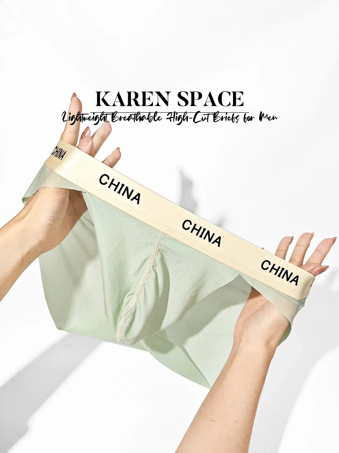 Men's Summer Ice Silk Triangle Boxer Shorts Breathable Sports Style Youth Underwear Soft Skin-Friendly Thin Briefs Fashionable