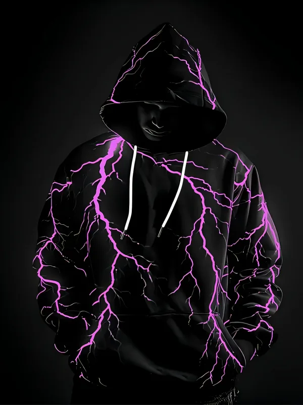 Moletom masculino com capuz inverno-primavera com estampa 3D confortável e macio estilo streetwear moderno e casual