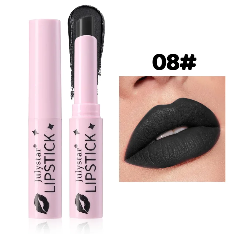 Brown Matte Velvet Lipstick for Makeup 8 Colors Waterproof Matte Contour Tint Lipstick Pen Long Lasting Sexy Pink Red Lip Glaze