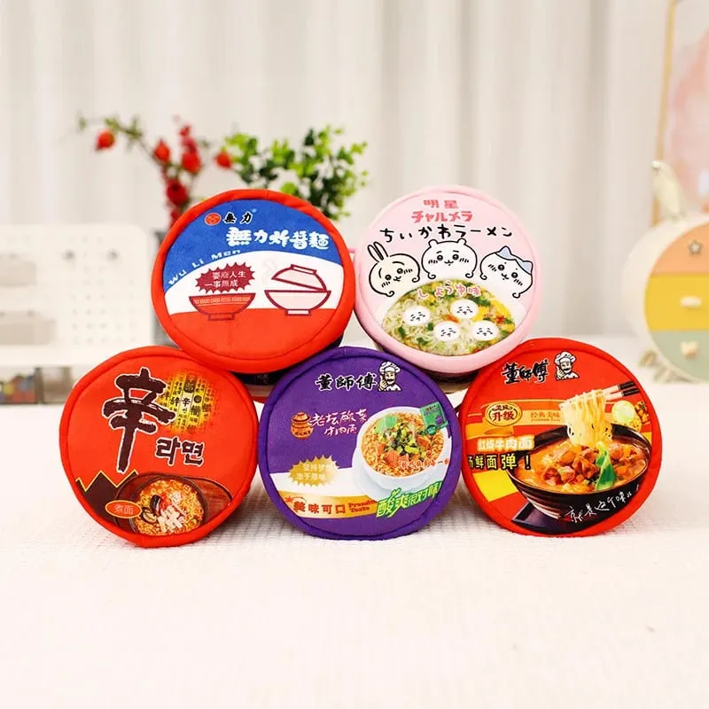 Simulation Lifelike Noodle Series Plush Toys Creative Stuffed Soft Instant Noodle Bucket Funny Pillow for Girls Gift Home Decor — image 7