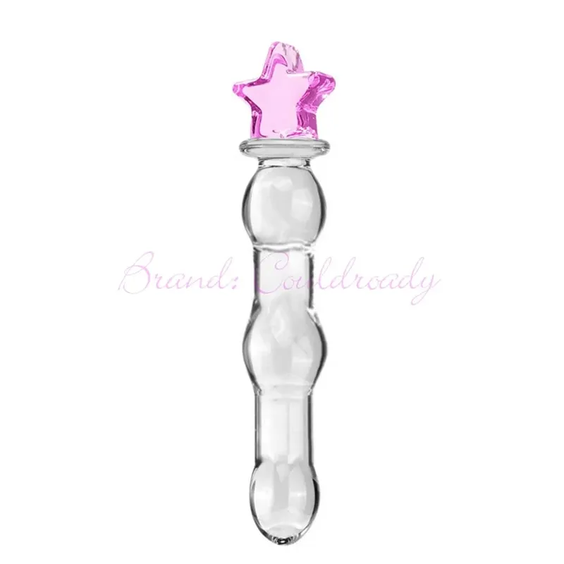 Pyrex Glass Dildo 195x33mm Fake Penis Crystal Anal Beads Butt Plug Prostate Massager G Spot Female Masturbation Toys — image 25