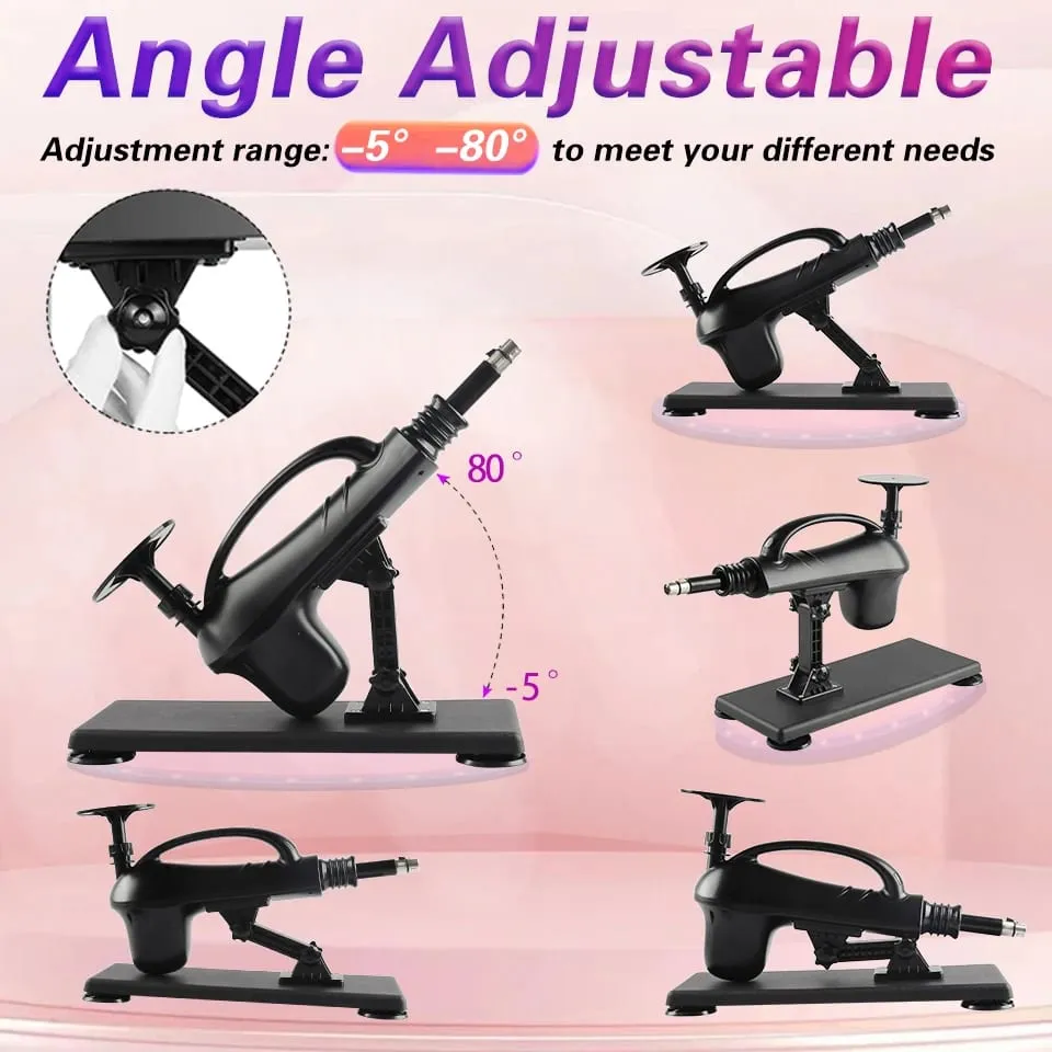 A2SS-Portable Automatic Masturbation Machine for Women with Big Dildo Men's Sex Toy Pumping Gun for Couples