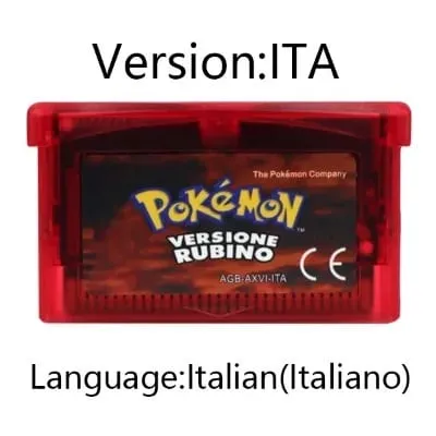 GBA Video Game Cartridge Console Card Pokemon Emerald Ruby FireRed LeafGreen Sapphire Multi-language for GBA/NDS — image 3