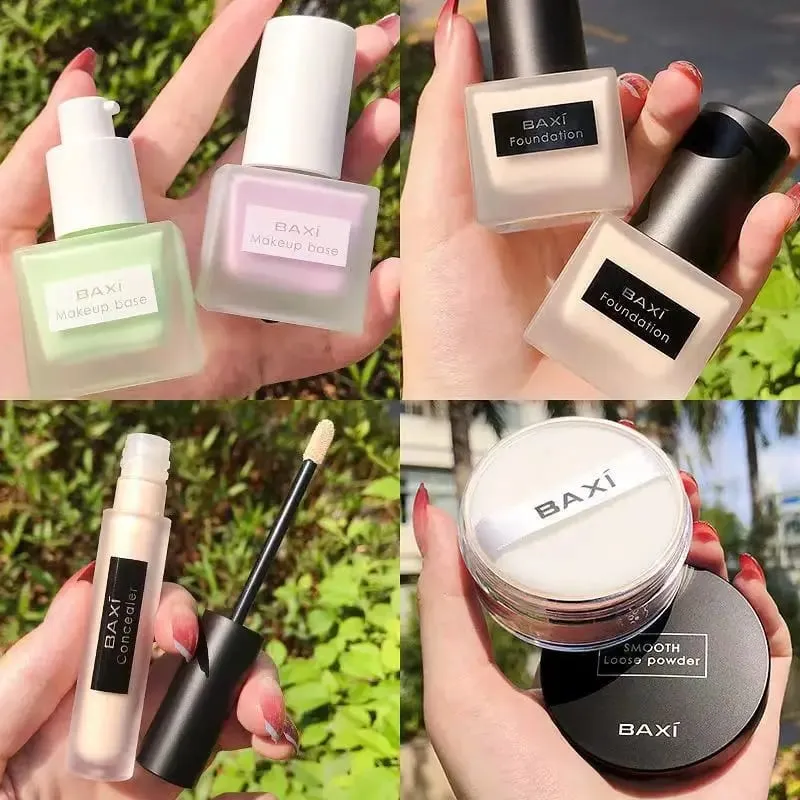 Face Make Up Foundation Concealer Stick Concealer Liquid Contouring Foundation Cover Acne Freckles Scars Natural Oil Control