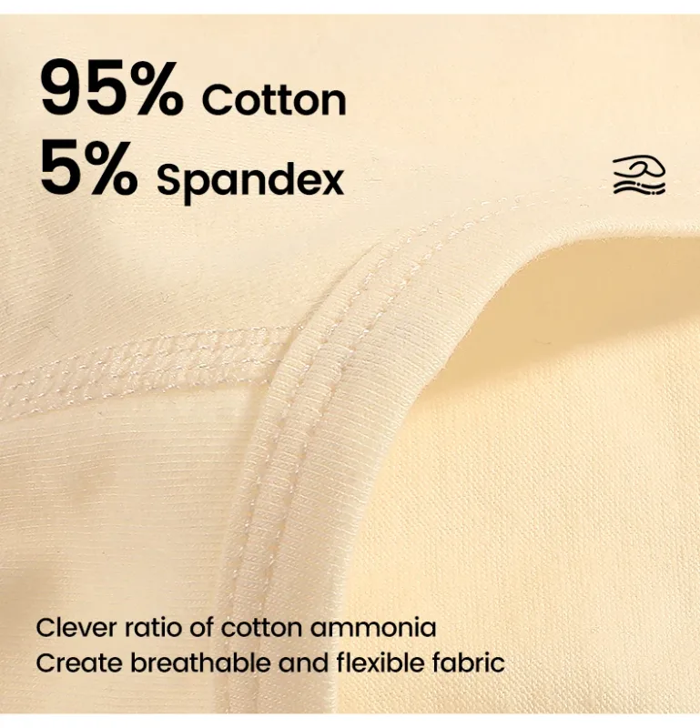 Men's pure cotton breathable and comfortable triangular underpants, mid-waist, skin-friendly and soft, teenagers' underpants — image 11