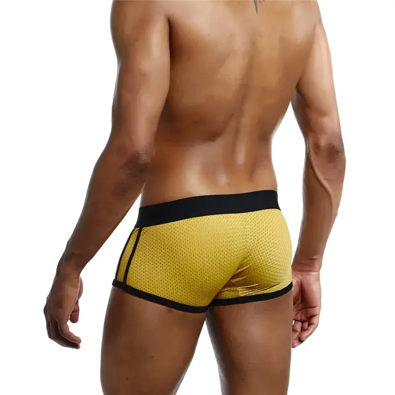 4Pcs Man Underpants Boxershorts Men Boxers Male Breathable Ice Silk Mesh Quick Drying Underwear Men’s Panties Boxer 3256805396926940 — image 16