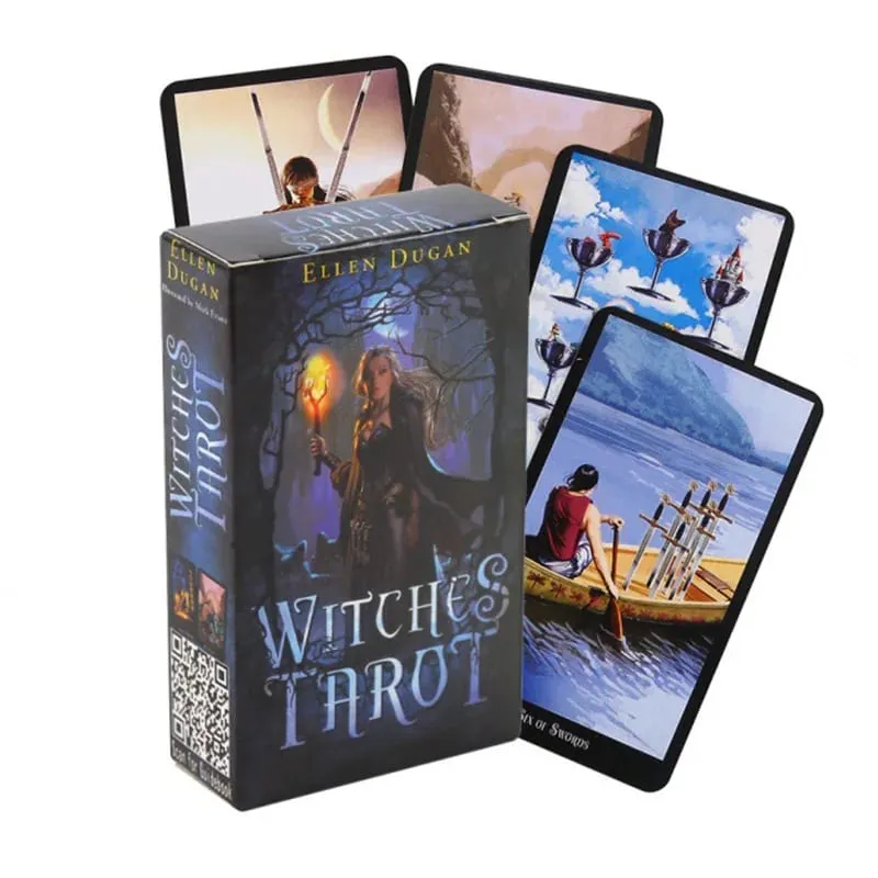 Witches Tarot Divination Board Game English Version Beginners Fortune Family Party Funny Table Game 78PCS Hot Selling — image 1