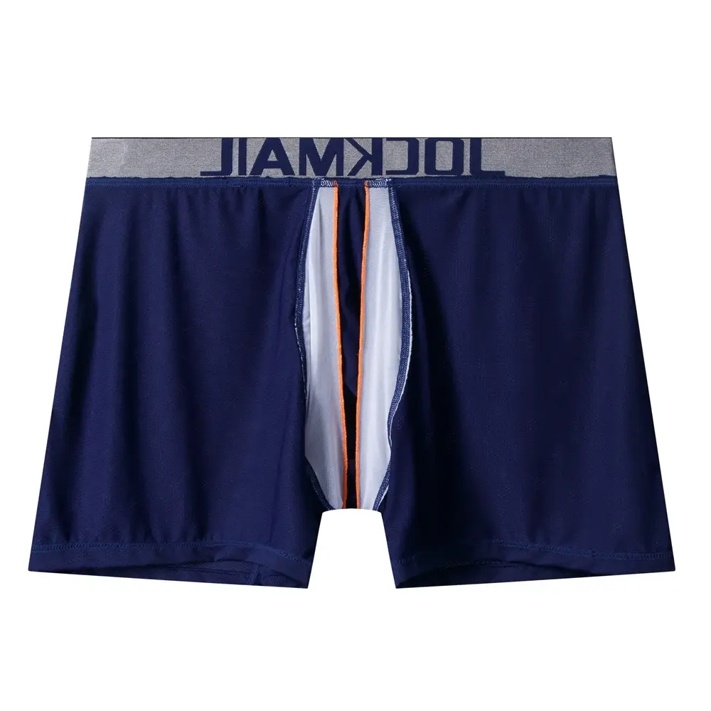 Intimo da uomo sexy Boxer da uomo 3D Custodia a forma di amaca Progettato Pannelli in rete traspirante Boxer da uomo Tronco Mutande maschili