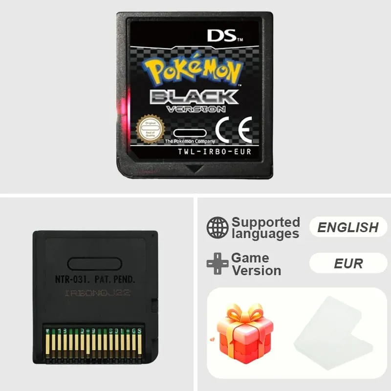 NDS Game Cartridge Pokemon Series Platinum Pearl Diamond HeartGold SoulSilver USA/EUR/FRA/ITA/NOE/AUS/ESP Version for NDS — image 26
