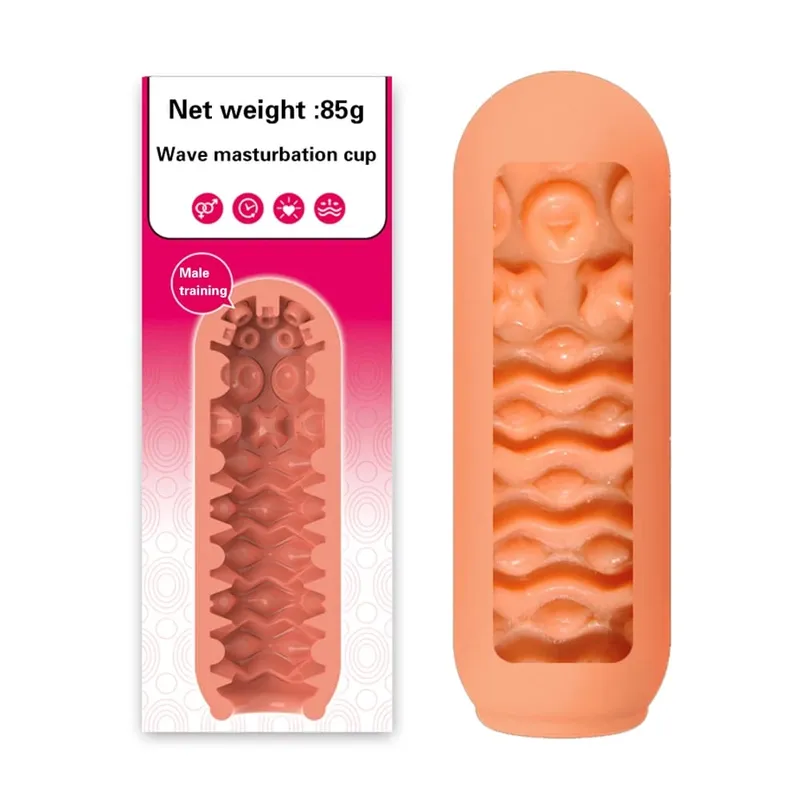 Soft Protable Vagina Pussy Silicone Male Masturbator Erotic Toy for Adult Masturbation Penis Endurance Exercise Sex Toys for Men