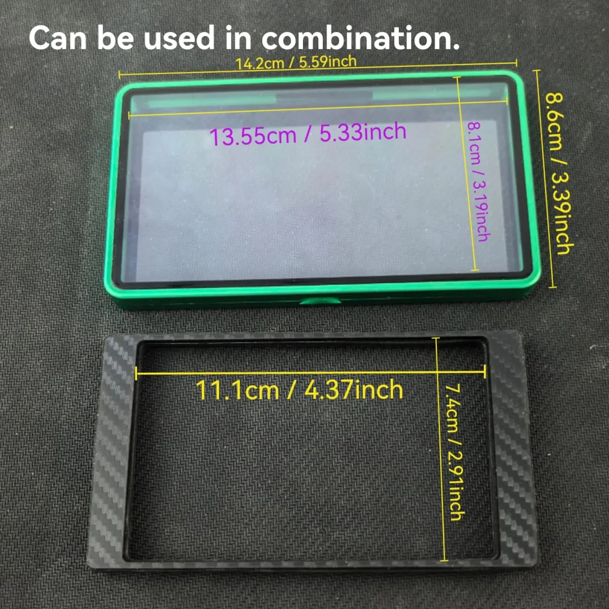 2 in 1 Guard Protector Display Case Aluminum Bumper Sleeve for PSA CGC Graded Sports Trading Card Slab Magnetic Card Holder