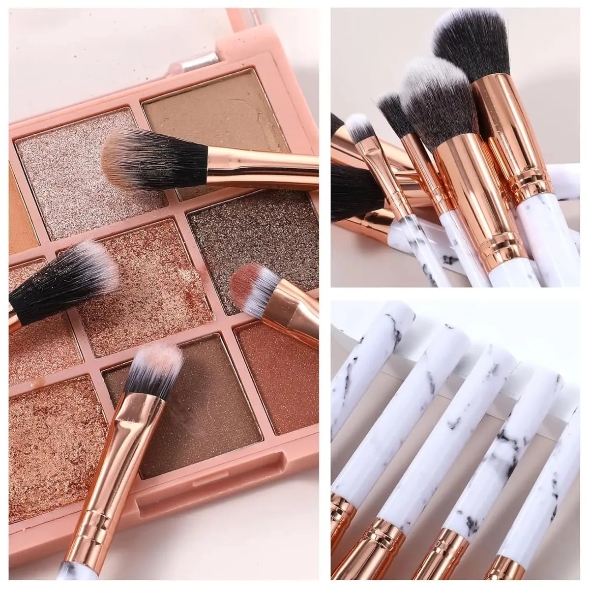 Professiona 10PCS Makeup Brushes Set Soft Fluffy Eyeshadow Foundation Blush Powder Blending Cosmetic Full Set Female Makeup Tool — image 5